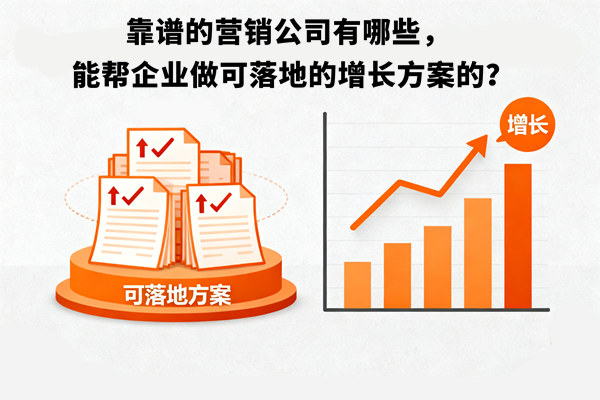 靠譜的營銷公司有哪些，能幫企業(yè)做可落地的增長方案的？