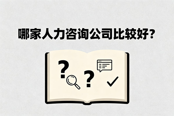 哪家人力咨詢公司比較好？