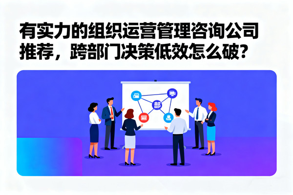 有實力的組織運營管理咨詢公司推薦，跨部門決策低效怎么破？